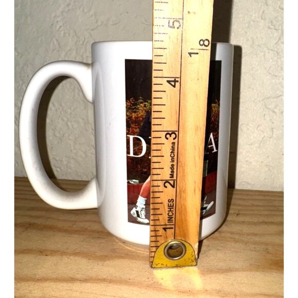 Princess Diana Walking White Ceramic Mug 3.75" - Picture 3 of 4